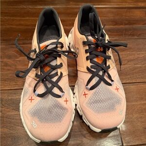 ON Women's Peach Athletic Running Shoes